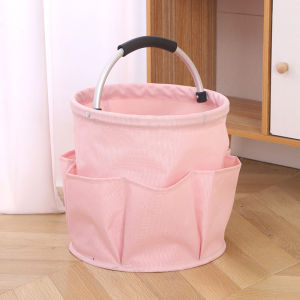 Outdoor Camping Picnic Basket Beach Basket Household Mother and Baby Basket Portable Foldable Storage Bathroom Toilet Bag