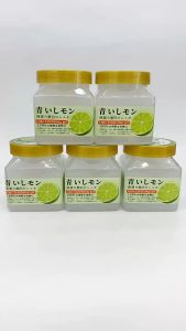 Lime Exfoliating Brightening Gel 350g Deep Clean Whitening Japanese Body and Facial Scrub Blackhead Removal Pore Shrinking