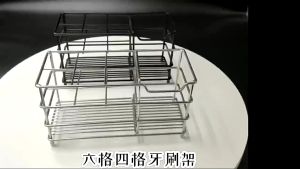 【SG】Toothbrush Holder Stainless Steel Wall Toothpaste Rack Stand Shower Razor Organizer Accessories for Bathroom