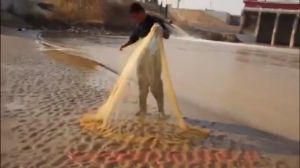 Jaring pemutus plumbum buatan tangan jaring membaling tangan peralatan memancing jaring berpusing jaring memancing jaring pemutus tangan lama peralatan memancing