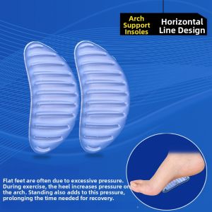 Arch Support Silicone Shoe Inserts Mens Corrective Orthotic Footwear Accessories Flat Foot Arch Support Medical Grade