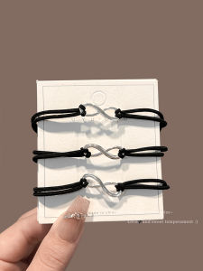 High Elasticity Mobius Ring Hair Ties Womens Fashion Hair Bands Double Use Hair Bands And Hand Ties Stylish Hair Accessories