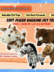 Cute Walking Horse / Cow / Squirrel **FREE BATTERY** With Sound Electronic Push Pet Kids Toys Dolls Child *READY STOCK*