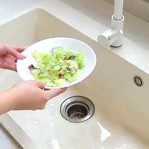 Saringan Wastafel Dapur Jaring Penyaring Makanan Sisa Kotoran Sampah Cuci Piring Kain Jala Penyaring Pembuangan Bak Kitchen Sink Dapur Kamar Mandi Murah