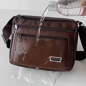 QNQN 2025 กระเป๋าสะพายผ้าใบวินเทจสำหรับผู้ชายกระเป๋าสะพายใต้วงแขนแบบสบาย ๆกระเป๋าสะพายแฟชั่นท่องเที่ยว