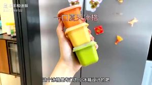 Kotak mini cetakan Es batu puding jelly kotak kecil cetakan dengan tutup serbaguna