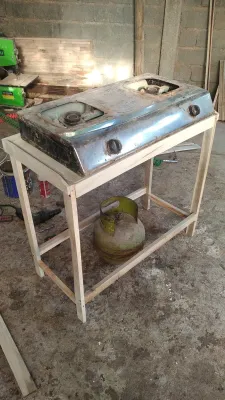 meja kompor tungku 2 / meja dapur serbaguna / meja kompor / rak piring meja kompor / rak dapur serbaguna / rak wastafel cuci piring meja kompor / meja dapur / rak penggorengan panci wajan dan kukusan / rak peralatan dapur khusus / rak lauk /