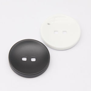 Matte Black Resin Coat Buttons for Suiting Jacket Outerwear 21/30mm Frosted Surface Clothing Accessories DIY Sewing Supplies