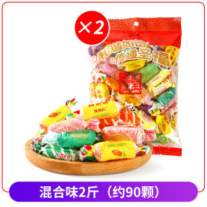 Traditional Shandong Liangji Ancient Method Soft Cane Sugar Snack Mixed Flavors Pulling Thread Gel Candy Classic Flavor 500g Bag