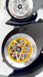 Tutup Cover Kipas Mesin & Set Spiner Bintang Alumunium PNP Yamaha Mio J Soul GT115 Fino 115 Xride 115