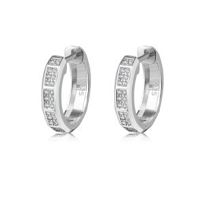 GUDUD | Fashionable Silver Earring Single Piece