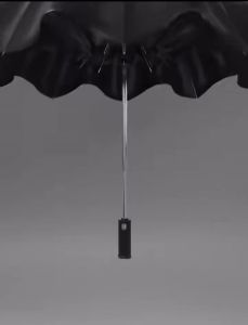 Automatic Umbrella Three-folding Umbrella Strong Wind-resistant Shrinkable LED Sunshade UV Protection Outdoor Umbrella