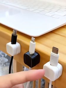 12pcs Magnetic Cable Clips / Adjustable Cord Holder / Self-Adhesive Wire Clips