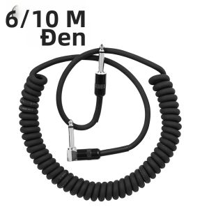 IRIN | IRIN GT-117 Cáp Đàn Guitar Dạng Cuộn 6M/10M 6.35mm TS PE Lò Xo Giảm Tiếng Ồn Cho Đàn Guitar Điện Bass Và Hiệu Ứng