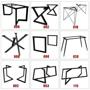 Custom Sized Metal and Wood Table Legs