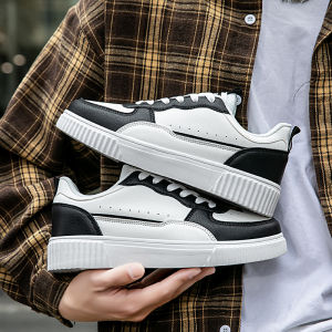 ORNGMALL Men Casual Shoes Fashion Breathable Flats Shoes Sneakers White Student Shoes Lightweight Sports Running Outdoor Walking Shoes for Men and Women Plus Size 36-45