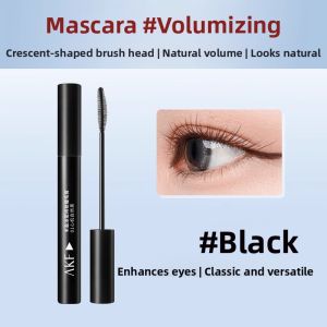 AKF Long-Lasting Mascara for Women Waterproof Curling Non-smudging Thickening Fine Brush Head Dense 3850 Eyelash Makeup Tool