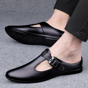 NUDANLAI | Genuine Leather Mens Summer Sandals 37