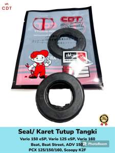 Karet Tutup Tangki Beat New Fi - Rubber Seat Seal Sil Siel Tangki Tengki Tanki Tenki Tank Tenk Minyak Bensin Bengsin Packing Fuel Filler Cap Honda ADV 150 BeAT K1A Forza PCX Vario 125 eSP K60R