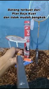 FLASHSALE !!! Paket Lengkap Raket Badminton Yonex / Lining Model Terusan / Raket 2 Pcs + 1 Tas + 1 Slop Shuttlecock Isi 12 Kok