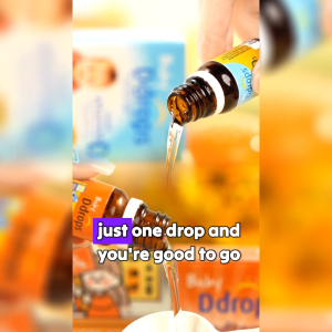 Ddrops Organic Vitamin D3 Liquid Drops for Children & Adults - Gelatin-Free Allergy-Free Immune & Bone Support