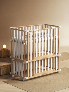 evoceler | Convertible Multifunctional Wooden Baby Crib