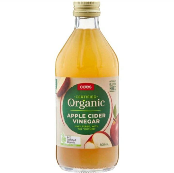 โคล แอปเปิ้ลไซเดอร์ออแกนิกแบบไม่กรอง Coles Orgnic Apple Cider Vinegar ...