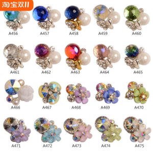 Trang Sức Kim Cương Móng Tay Đồ Trang Sức Kim Cương Làm Móng Quả Cầu Pha Lê Ma Thuật Bảy Màu Đồ Trang Sức Kim Cương Gắn Móng Tay Hợp Kim Lâu Dài