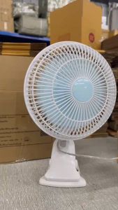 พัดลม ตั้งโต๊ะ พัดลมเสียบปลั๊ก พัดลมแขวน ปรับส่ายได้ ปรับแรงลม 2ระดับ หน้ากว้าง 6นิ้ว สินค้ามีพร้อมจัดส่งจากไทย