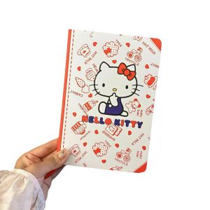 สมุดบันทึกภาพสี Kt Cat กระดาษทรายเคลือบแม่เหล็กแบบถอดออกได้ สมุดบันทึกการ์ตูนสุดน่ารักสำหรับนักเรียนและผู้ใหญ่