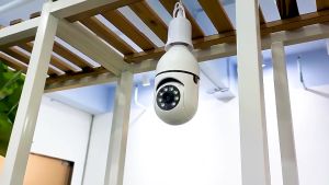 V380 Pro CCTV Dual Lens Outdoor CCTV HD 8MP Wifi Jarak Jauh Auto Tracking Two-Way Voice Smart IP Kamera
