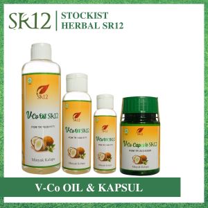 VCO OIL SR12 Virgin Coconut oil Original / Vico Oil Minyak Kelapa Asli Murni BPOM untuk bayi balita ibu hamil & menyusui / Menurunkan Kolesterol dan Tekanan Darah Tinggi