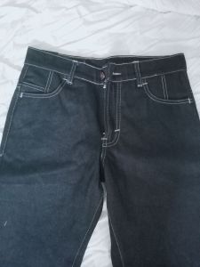 CELANA PANJANG JEANS PRIA DENIM RAW SELVEDGE ACCENT INDIGO CASUAL /CELANA MURAH KEKINIAN