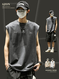 SZON | Áo Tank Top Bằng Cotton Dày Thoáng Khí Không Tay