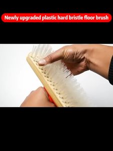【24-hour delivery】cleaning brushes floor cleaning brush Stiff bristle floor brush Handle 120 cm 【tsolid wood】gap scrub brush tile kitchen bathroom bristles do not fall off 地板刷