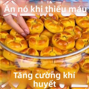 Bánh Snack Nguyên Cảm Không Đường Từ Táo Tàu Khoai Môn Hạnh Nhân