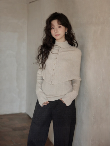 seemon | Bộ Áo Sweater Len Thiết Kế Phong Cách Hàn Quốc cho Người Nhỏ