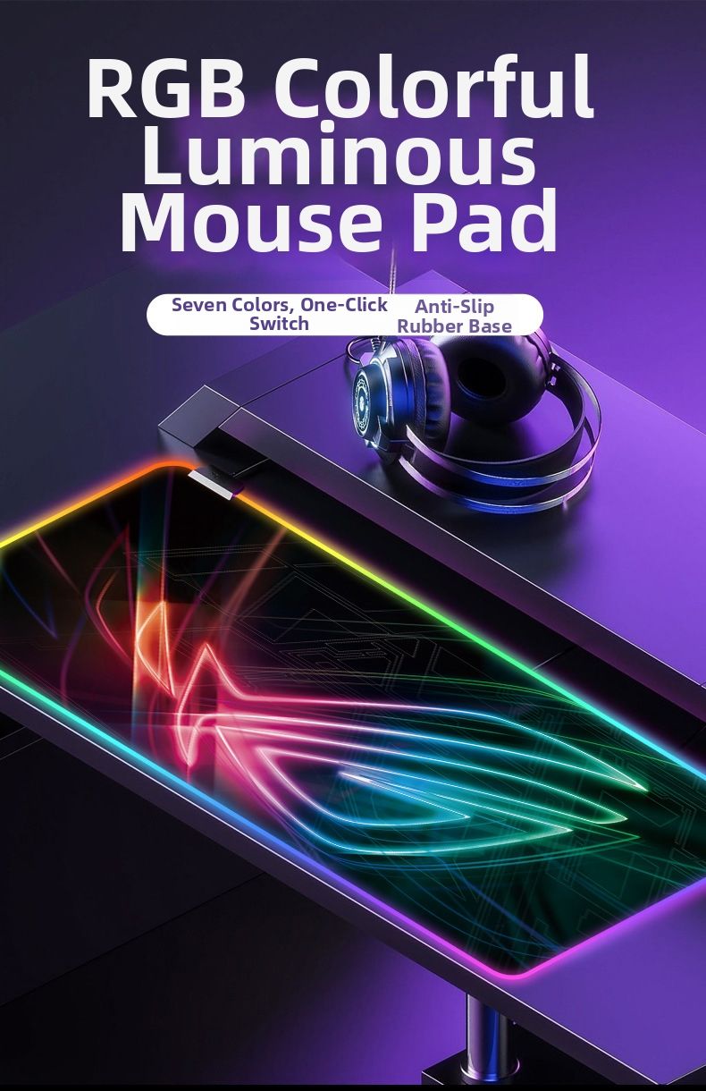 ROG | RGB Oversized Gaming Mouse Pad FPS Friendly | Lazada Philippines