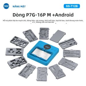 SUNSHINE SS-T12B Nền Tảng Sưởi Thông Minh Dành Cho IP 7G-16 Pro Max & Android Công Cụ Trạm Sửa Chữa Màn Hình Kỹ Thuật Số Làm Nóng Nhanh Với Khả Năng Kiểm Soát Nhiệt Độ Chính Xác