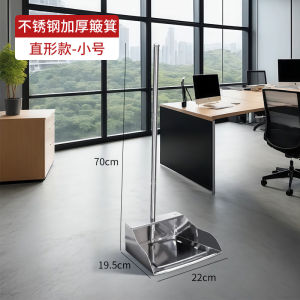 Stainless Steel Broom And Dustpan Set Thickened New 2025 Outdoor Garbage Shovel Combination Property Management Courtyard