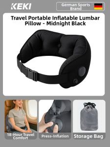 Portable Inflatable Lumbar Support Pillow