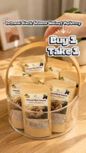 [BUY 1 GET 1] Oatmeal Black Sesame Walnut Mulberry Healthy Breakfast & Meal Replacement