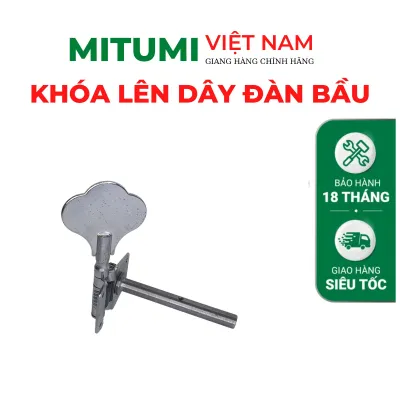 Khóa đàn Bầu - Lên dây Đàn Loại tốt -thép mạ inox siêu bền chiều dài trục 9cm