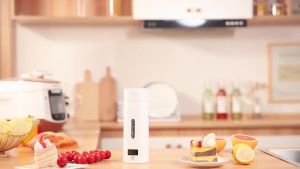 SG【READY STOCK】Portable Electric Kettles Hot Water Cup Tea Coffee Travel Boil Water LCD Smart Water Kettle Travel Kettle Fast Boiling