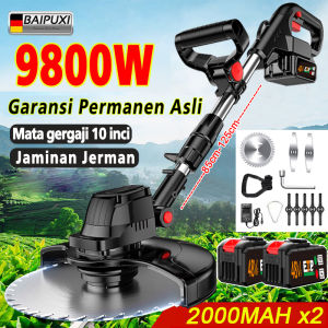 mesin pemotong rumput baterai 588V/48V/24V Mesin Pemotong Rumput Baterai Cordless Lawn Mower Grass Trimmer Taman Alat Potong Rumput Garansi 15 Bulan Untuk Mesin Pemotong - Lazada