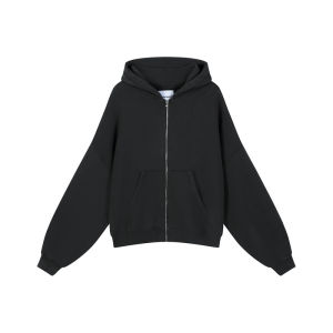 Textured Zip Hoodie