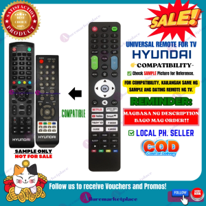 Hyundai Remote Universal TV Remote for HYUNDAI Led TV REMOTE model 32GD300K alluremarketplace2ND
