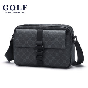 กระเป๋ากอล์ฟสะพายข้างสำหรับผู้ชายกระเป๋ากระเป๋าสะพายข้างธุรกิจลำลองขนาดเล็กกระเป๋าสะพายพาดลำตัวแบบลำลองธุรกิจกระเป๋าสะพายเดินทาง
