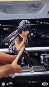 [Giá Sốc]Mô Hình LUFFY Và YUKINO Ngồi Dáng Đẹp Trang Trí Taplo Màn Hình Ô Tô 12Cm Chất Liệu PVC