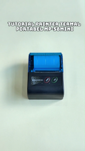 printer thermal 58mm Receipt printer bluetooth buat hp Mobile Portable Printer mesin printer mini hp gratis 3 Gulung Kertas